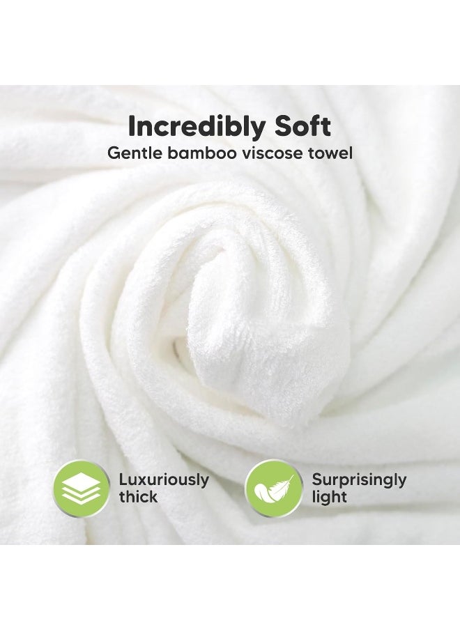 KeaBabies Baby Hooded Towel - Viscose Derived from Bamboo Baby Towel, Toddler Bath Towel, Infant Towels, Large Hooded Towel, Soft Baby Towels with Hood for Girls, Babies, Newborn Boys (Penguin)