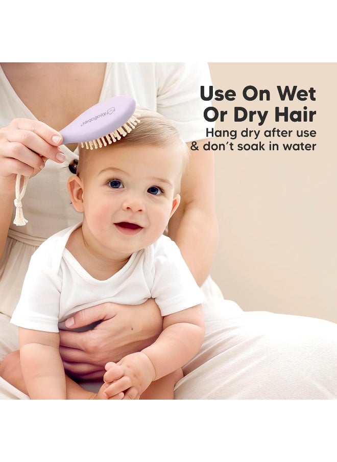 Baby Hair Brush and Comb Set for Newborn