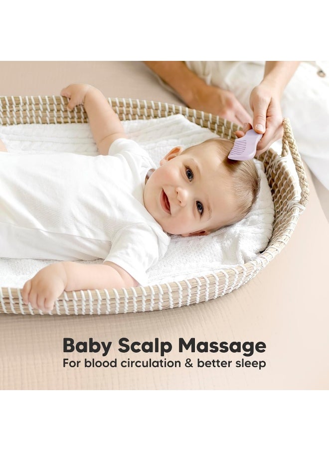 Baby Hair Brush and Comb Set for Newborn