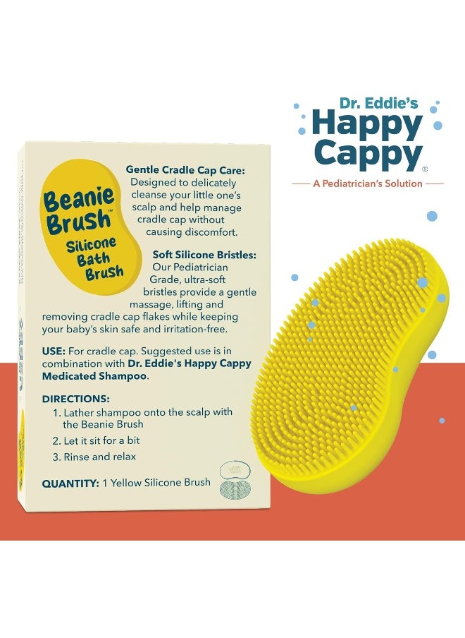 Happy Cappy Beanie Brush - Cradle Cap Brush for Babies