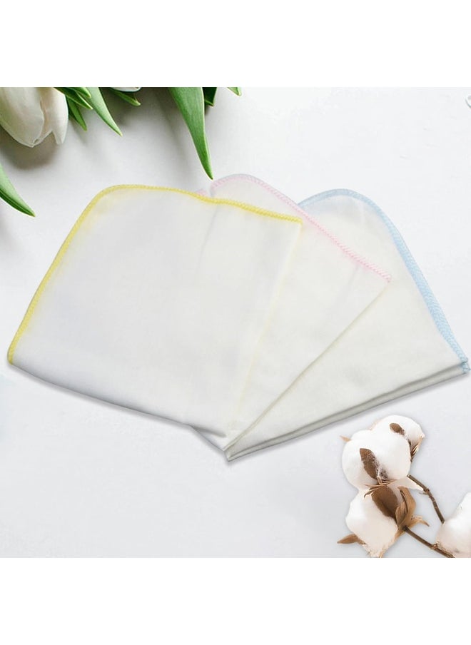 15 Pcs Baby Washcloths 2 Layer Gauz Soft Baby Bib Wash Face Muslin Washcloths Cotton Burp Cloth Gauze Handkerchief Gentle for Newborns Infants Toddlers