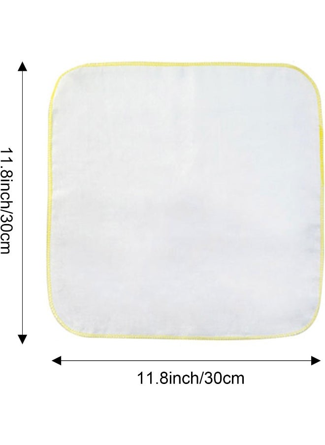 15 Pcs Baby Washcloths 2 Layer Gauz Soft Baby Bib Wash Face Muslin Washcloths Cotton Burp Cloth Gauze Handkerchief Gentle for Newborns Infants Toddlers