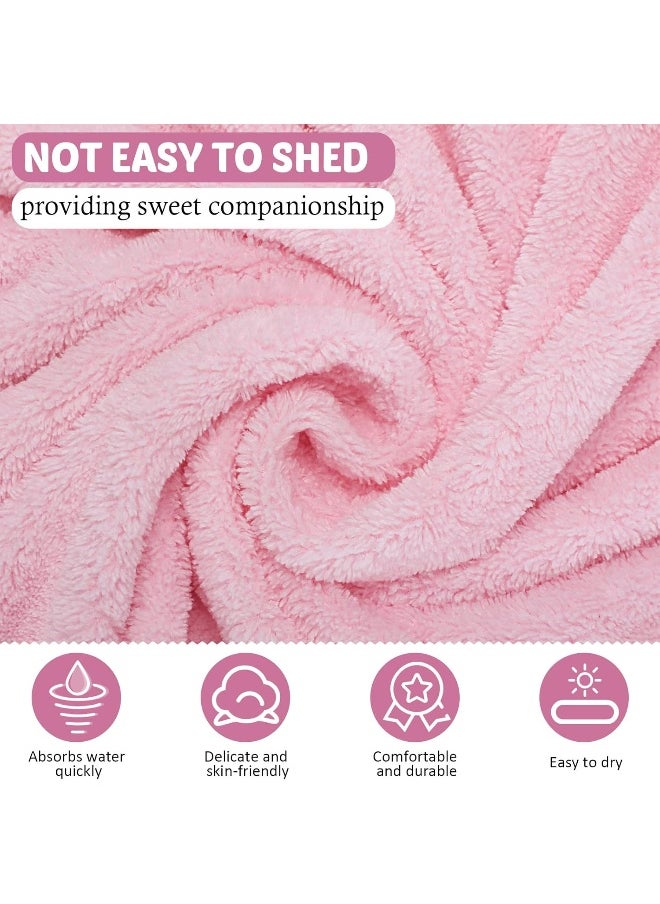 Eccliy 4 Pack Baby Bath Towel Cute Animal Face Coral Fleece Baby Bath Towels Poncho Cape for Boy and Girl (Kitten, Puppy, Bear, Elephant)