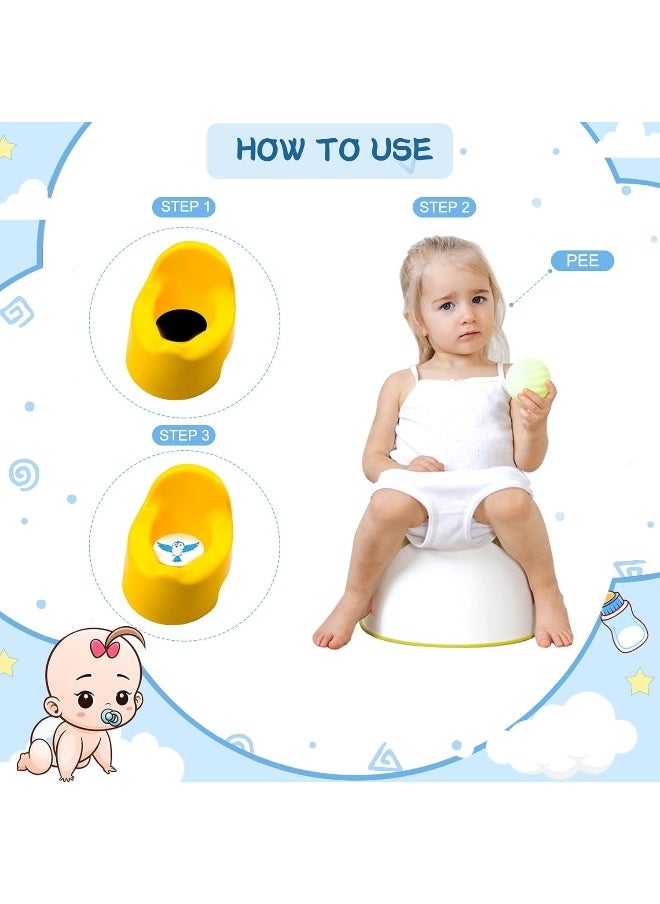 Geyee 24 Pcs Potty Training Stickers Potty You Pee on Toilet Reveal Stickers Chart Reusable Pee Decals Color Changing Seat Toilet Targets for Boys Girls Kids Training Use(Animal)