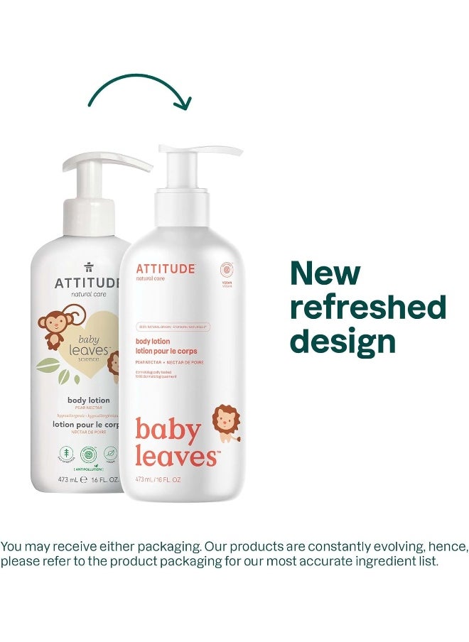 Attitude Baby Leaves Natural Body Lotion - Pear Nectar - 473 ml