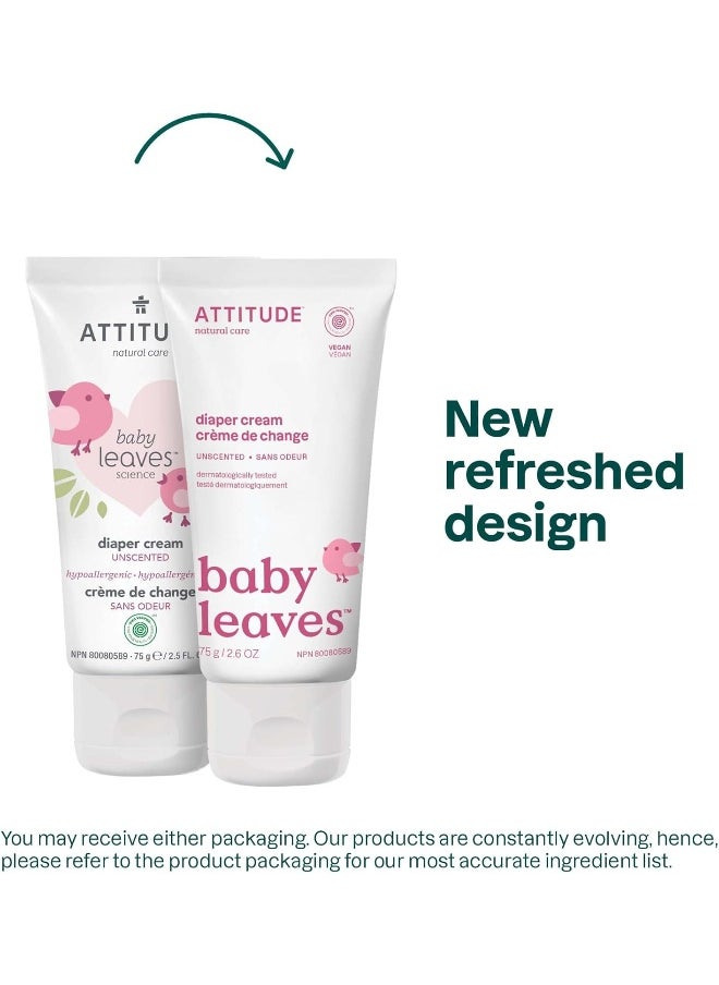 Attitude Baby Leaves Natural Diaper Zinc Cream - 75 gms