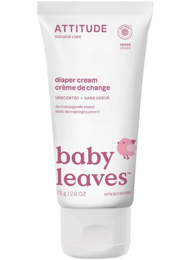 Attitude Baby Leaves Natural Diaper Zinc Cream - 75 gms