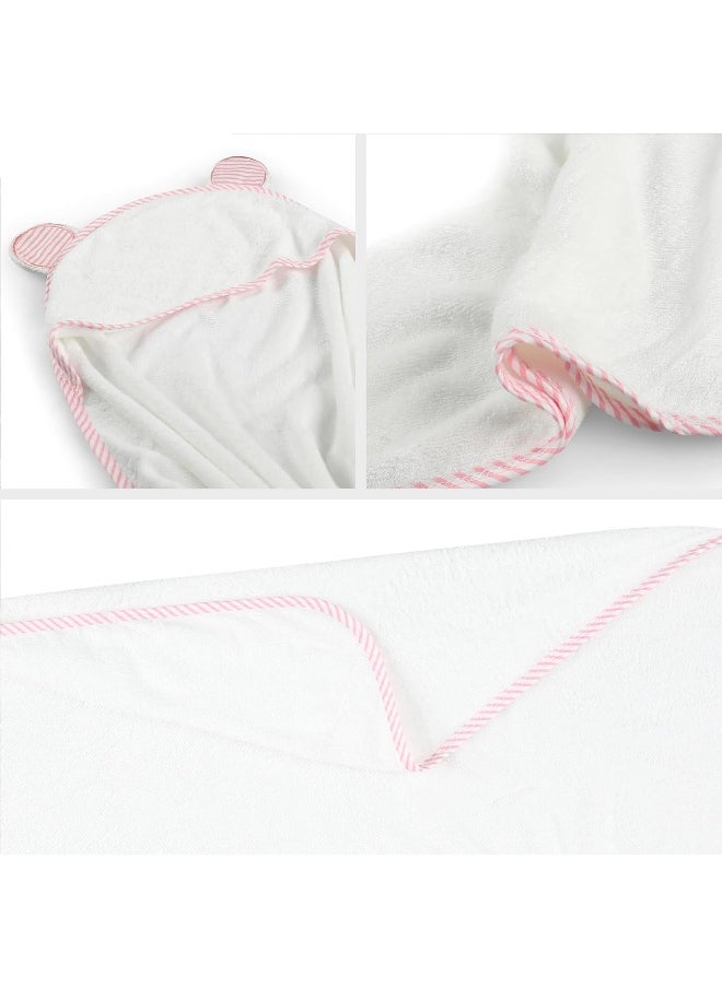 San Francisco Baby Silky Soft Towels, Bath Towel with Hood for Toddler, Infant & Newborn, Generously Sized and Absorbent Toddler Bath Towel for Boy Girl (35