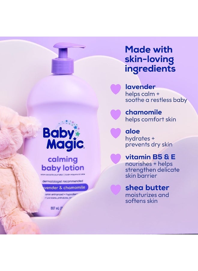 Baby Magic Calming Baby Lotion, Lavender & Chamomile, 30 Oz