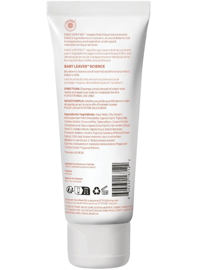 Attitude Baby Leaves Natural Calendula Cream - Pear Nectar - 200 ml