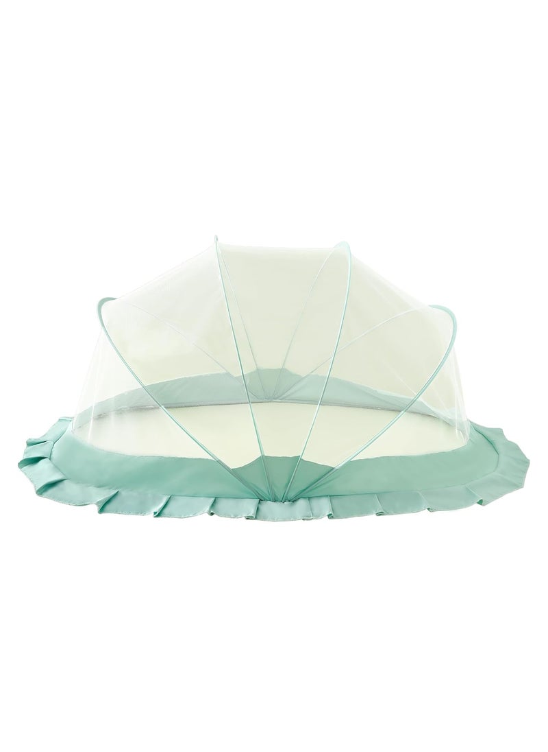 Classic Mosquito Net Baby Mosquito Net Bottomless Net for Infants for Safe Easy Use Ensures Your Babys Safe Sleep 135cmX65cmX65cm 0 to 24 Months Ocean Green Ocean Green