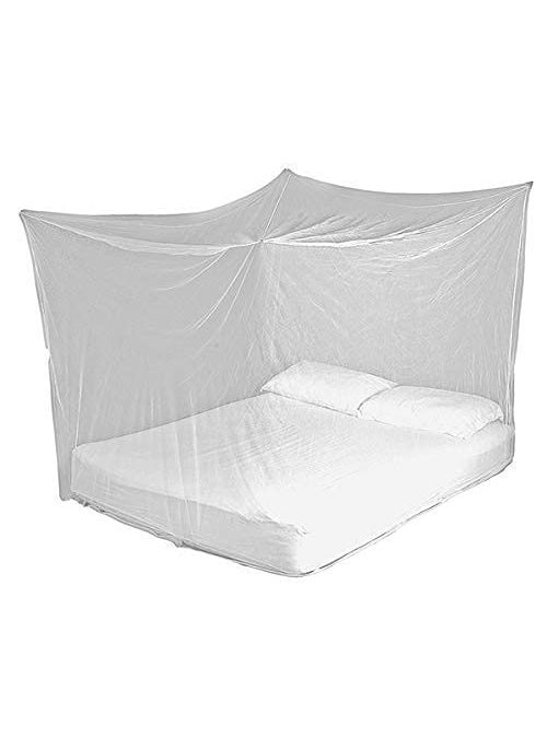 Trending Choice Poly Cotton Mosquito Net Mosquito Net for Single Bed5feet x 7 feet Machardani Protection for Baby 5feet x 7 feet White