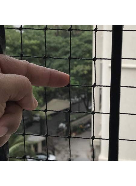 UR LITTLE SHOP UV Stabilized Nylon Pigeon Net_Bird Net_Monkey Net_10 X 20 Feet_Black Color ULSPWOA16