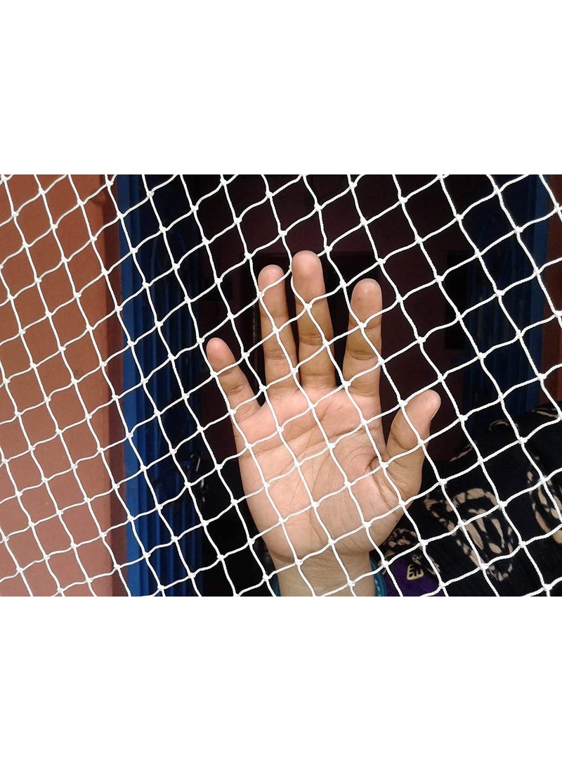 UR LITTLE SHOP UV Stabilized Nylon Pigeon Net_Bird Net_Monkey Net_10 X 20 Feet_White Color ULSPWOA36