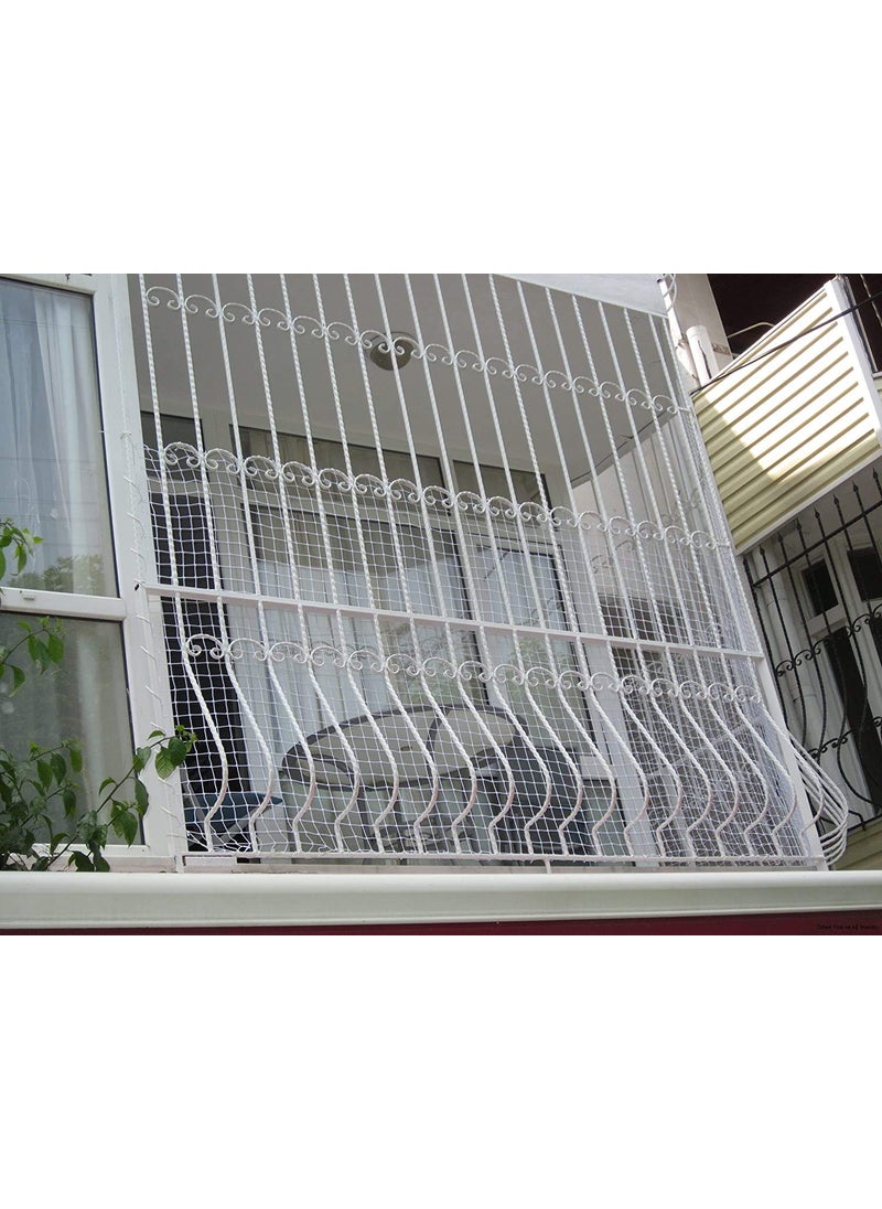 UR LITTLE SHOP UV Stabilized Nylon Pigeon Net_Bird Net_Monkey Net_10 X 20 Feet_White Color ULSPWOA36