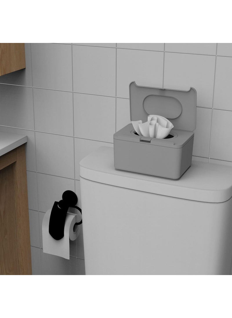 Cazuela Wipes Dispenser Dustproof Tissue Storage Box Case Wet Wipes Dispenser Holder with Lid for Home Office Desk