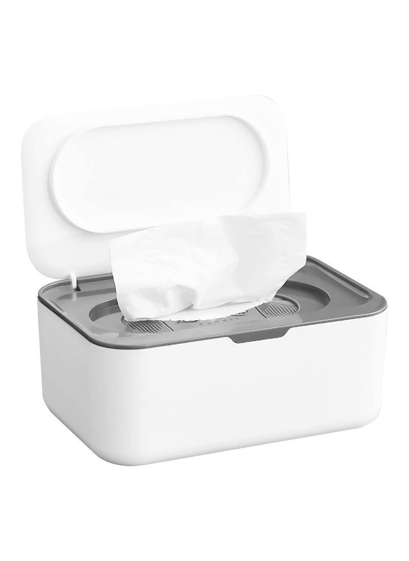Wrixty Wet Wipe Dispenser Baby Napkin Storage Box Tissue Paper Holder Box Dust Proof Lid Wet Tissue Box Wet Wipe Case Holder with Lid Keeps Wipes Fresh for Home Office