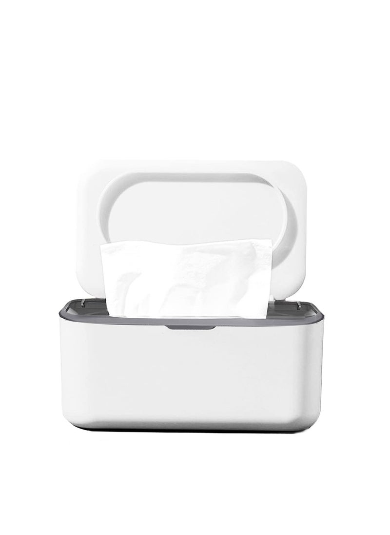 Portible Portable Wet Wipe Tissue Holder Box with Lid OnTheGo Convenience for Instant Refreshment Premium Elegant and Convenient Dispenser for Home or Office Use