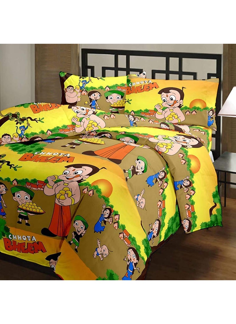 CK CREATION Polyester AllWeather 120 GSM Printed Lightweight Reversible AC Dohar Blanket Quilt Design6 Single