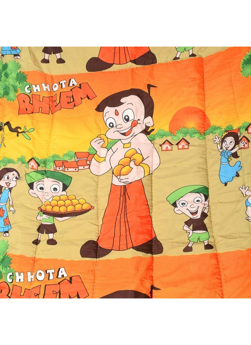 CK CREATION Polyester AllWeather 120 GSM Printed Lightweight Reversible AC Dohar Blanket Quilt Design6 Single