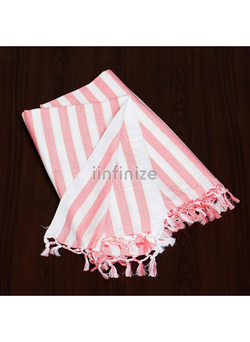 iinfinize Soft Cotton Bhagalpuri Chadar 90x50 Inch All Season Comfortable Odhne Wali Chadar 100 HandloomSummerKhesTop SheetAC Blanket