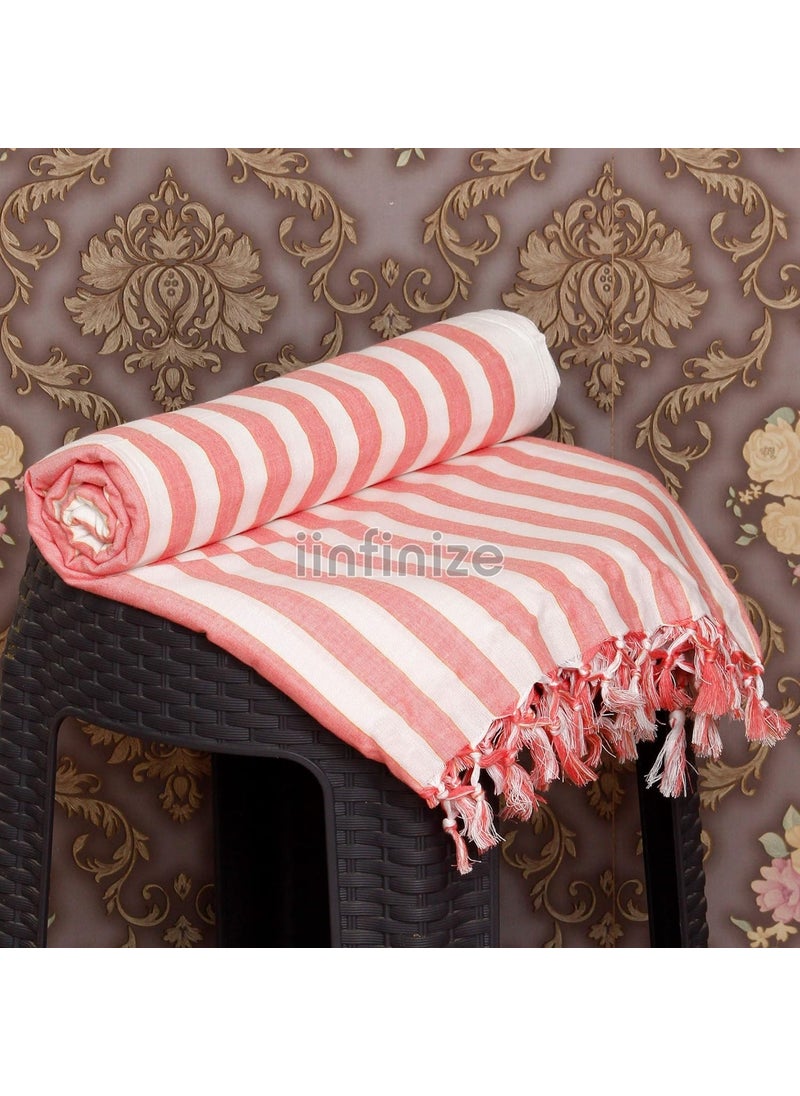 iinfinize Soft Cotton Bhagalpuri Chadar 90x50 Inch All Season Comfortable Odhne Wali Chadar 100 HandloomSummerKhesTop SheetAC Blanket