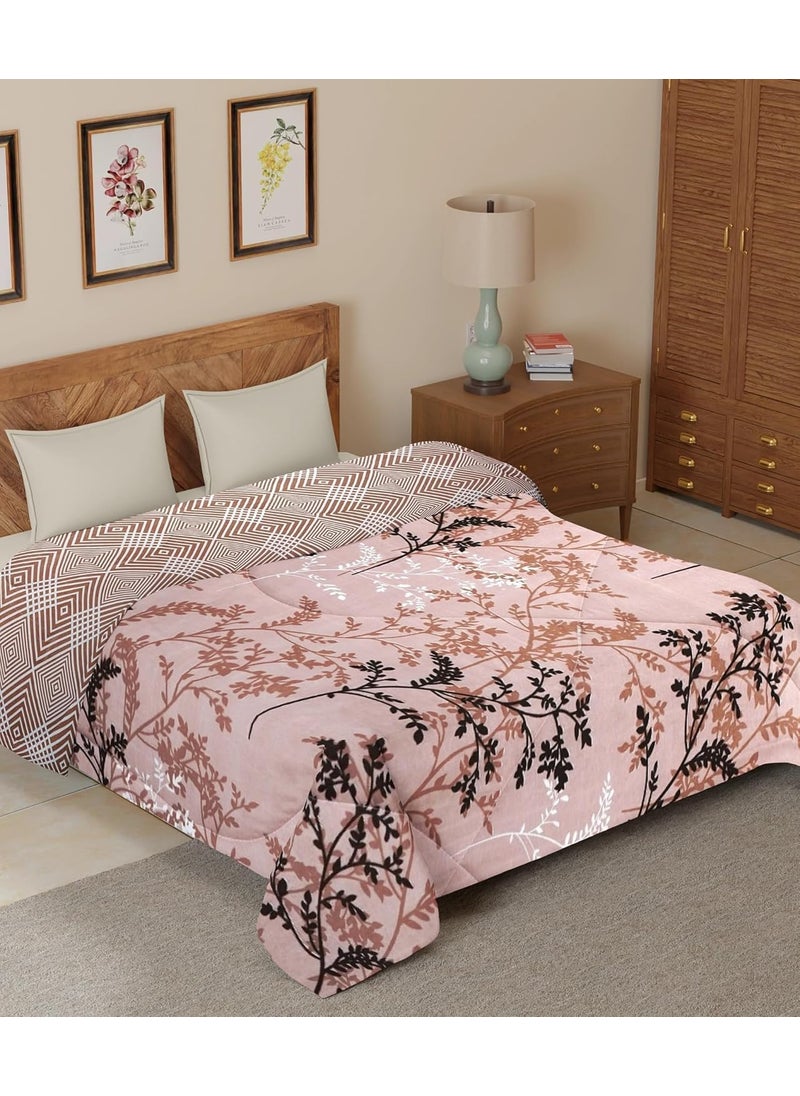 WEAVERS HUT Premium Ultrasonic Quilted Comforter AC Blanket FadeResistant AllSeason Comfort Stitching Soft Finish 228X200CM