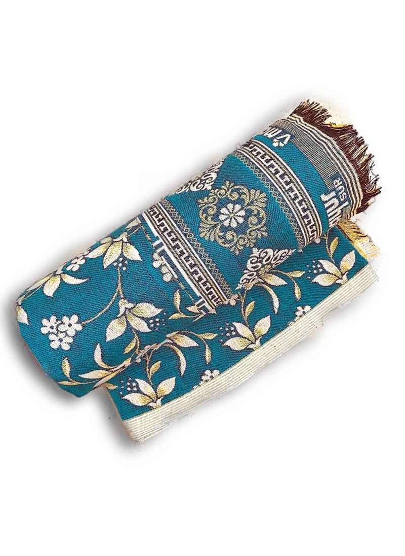 COTFLEX Original Solapur Chaddar Queen Bed Cotton Blanket Mor Pankhi