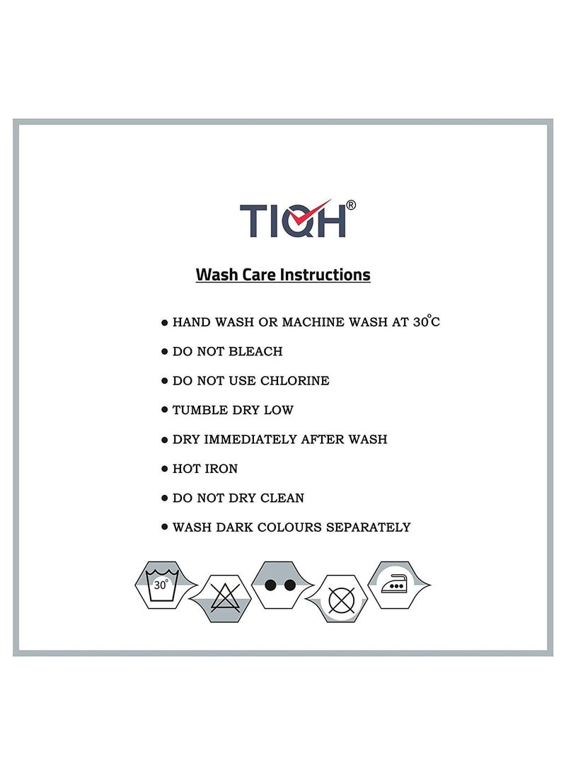 TIQH 100 Heavy Cotton Super Soft Summer Special Bed Reversible BlanketDuvetAC Comforter Light Weight AC Dohar Single Blue Carry