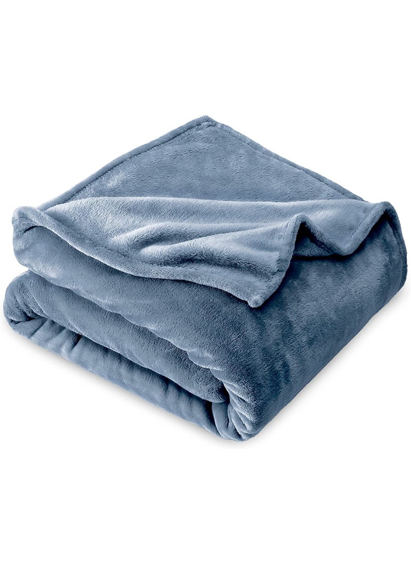 VAS COLLECTIONS Premium Plush Single Blanket 300 GSM Lightweight Cozy Soft for Bed Sofa Couch Travel Camping 150x220 cm or 60X86 inches New
