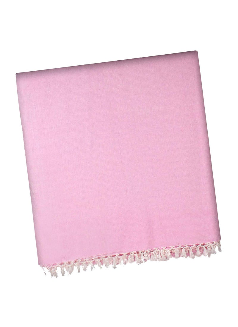 NIC Bhagalpuri Handloom Oraganic Exclusive Summer All Season Chadar for Sleeping AC Blanket for Summer Dull Pink