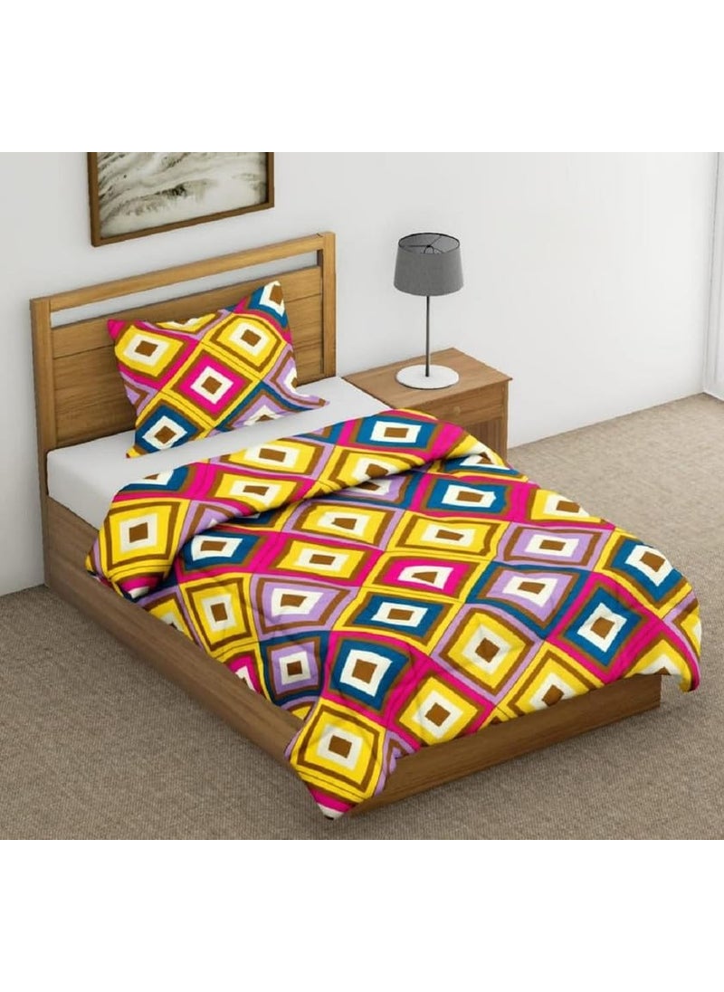 Jaipur Linen Blanket Single Bed AC Comforter Bed Quilt AC Blanket Dohar Single Bed Diwali Gifts for Heavy Winter 500gsm Floral