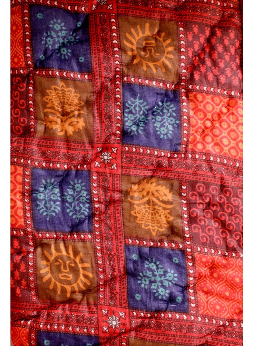 THROW KING Rajasthani Traditional Cotton Razai Rajai Ac Blanket Sanganeri Jaipuri Quilt BlanketDouble Bed