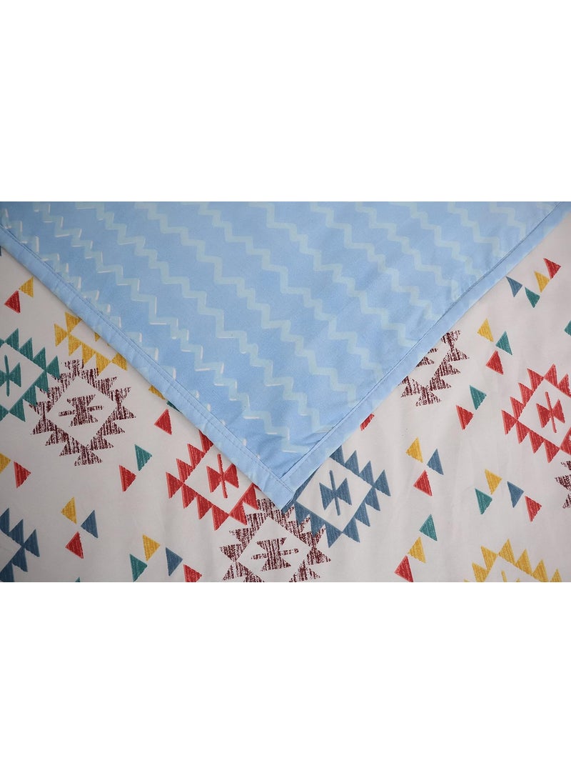 RD TREND Glace Cotton Reversible Dohar for Double Bed Size 90X100 Inch Supersoft Double Bed AC ComforterLightweight Blanket ColorCream