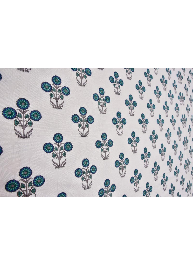 Kritarth Handicrafts 250 GSM Sanatize Microfiber Filled Double Bed King Size Poly Cotton Reversible Blanket 230 x 250 cm