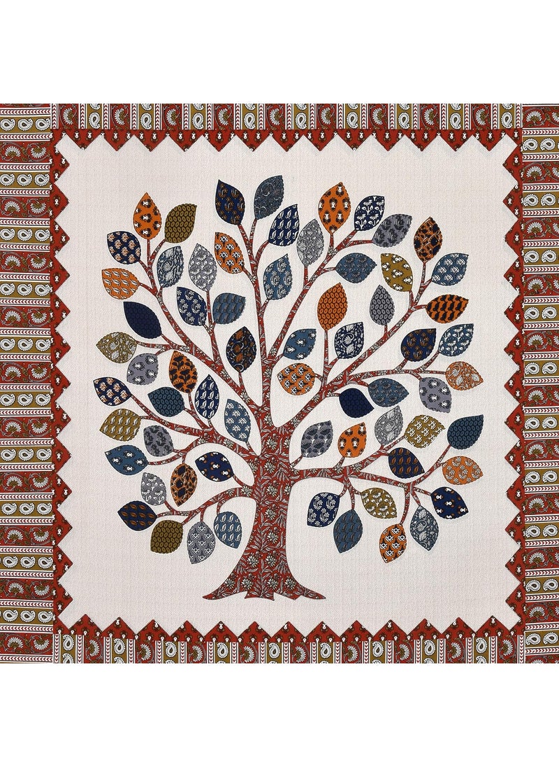 Nidhra Collections Tessuti Cotton Bedsheets with 2 Pillow Covers Soft Breathable Exceptionally Comfortable King Size XL