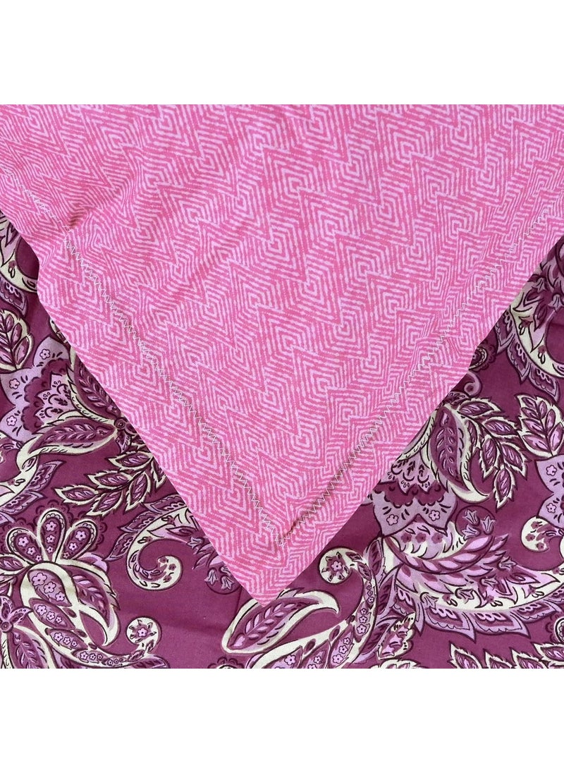 Divine Casa Pure Cotton Bedsheet Soft Durable for Double Beds King Size 2 Pillow Covers 222 X 254 cm 46 X 71 cm