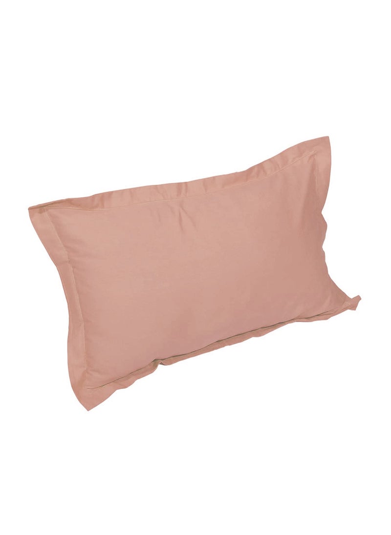 Filymore Solid bedsheet 240 Tc Made with Pure Microfiber Plain Color Bedsheet for Double Bed with 2 Pillow Cover Light Pink Size 90X90 inchs Queen Light Pink