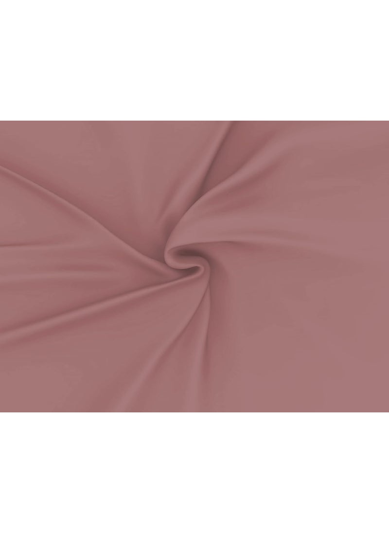 Filymore Solid bedsheet 240 Tc Made with Pure Microfiber Plain Color Bedsheet for Double Bed with 2 Pillow Cover Light Pink Size 90X90 inchs Queen Light Pink
