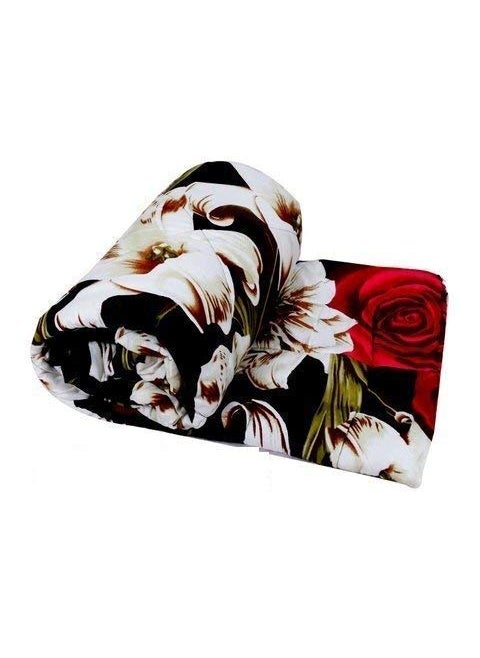 CK CREATION Polyester AllWeather 120 GSM Printed Lightweight Reversible AC Dohar Blanket Quilt Lili Big Flower Double