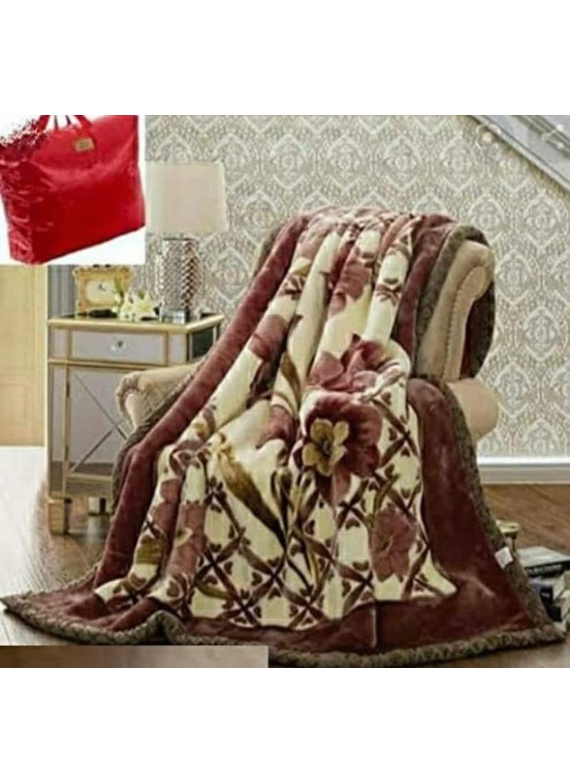 Bezzilish Home Cloudy Kids Blanket Single Bed Double Ply Super Soft Fabric Mink for Heavy Winters with English Colors 50 X 85 Inches Pack of 1 Multicolor4