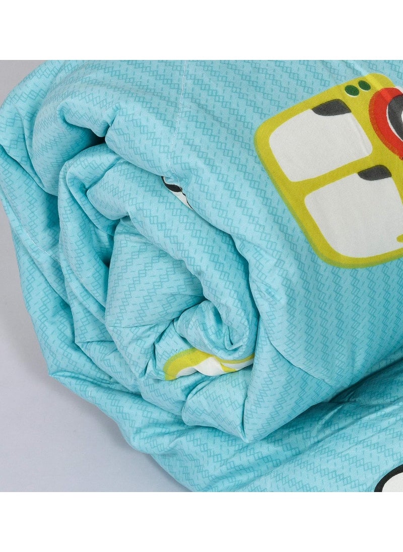 COZY FURNISH Reversible Kids Comforter Blanket Quilt Super Soft AllSeason 150 GSM 08 Years 60x45 Inches for Kids Summer Winter Blanket for Kid Boys Girls