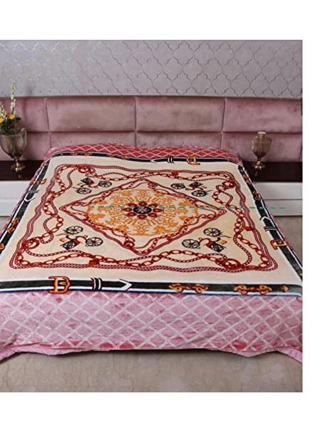 Bezzilish Home Cloudy Kids Blanket Single Bed Double Ply Super Soft Fabric Mink for Heavy Winters with English Colors 50 X 85 Inches Pack of 1 Multicolor7