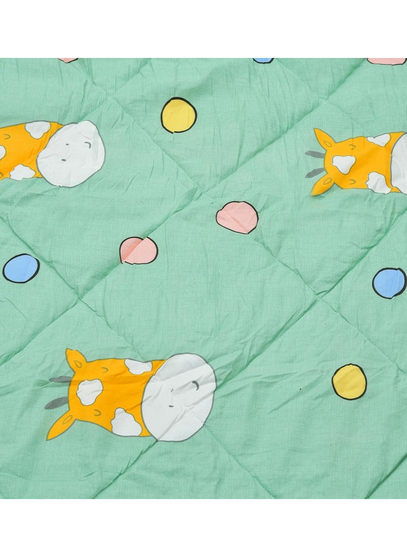 COZY FURNISH Reversible Kids Comforter Blanket Quilt Super Soft AllSeason 150 GSM 08 Years 60x45 Inches for Kids Summer Winter Blanket for Kid Boys Girls