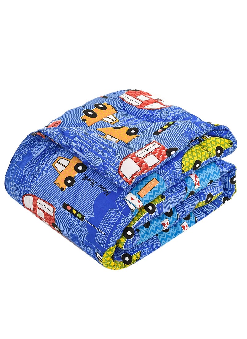 COZY FURNISH Reversible Kids Comforter Blanket Quilt Super Soft AllSeason 150 GSM 08 Years 60x45 Inches for Kids Summer Winter Blanket for Kid Boys Girls