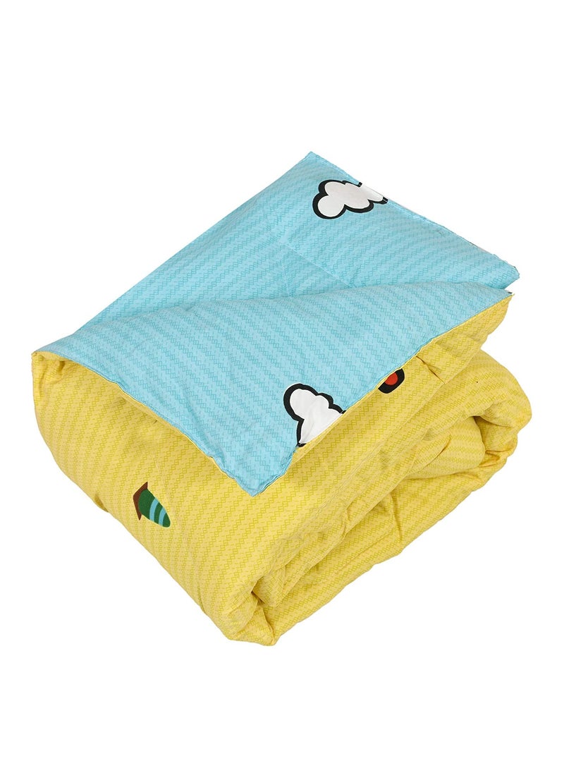 COZY FURNISH Reversible Kids Comforter Blanket Quilt Super Soft AllSeason 150 GSM 08 Years 60x45 Inches for Kids Summer Winter Blanket for Kid Boys Girls