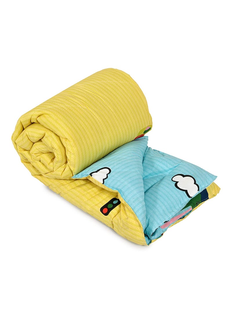 COZY FURNISH Reversible Kids Comforter Blanket Quilt Super Soft AllSeason 150 GSM 08 Years 60x45 Inches for Kids Summer Winter Blanket for Kid Boys Girls