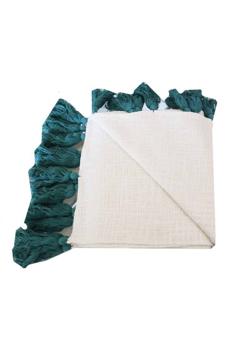 Hugs N Rugs Premium Cotton Throw Blanket at