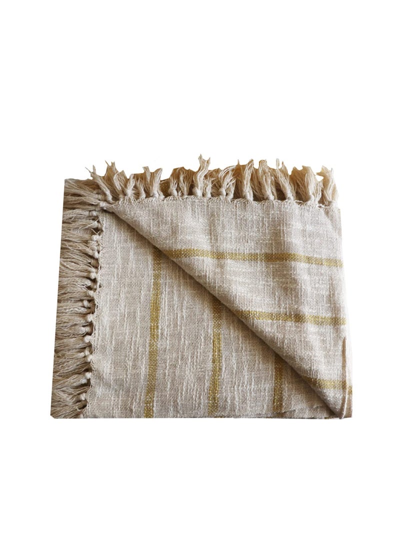 Hugs N Rugs Pure Cotton Blanket Throw Decorative Bed Sofa Home Blanket