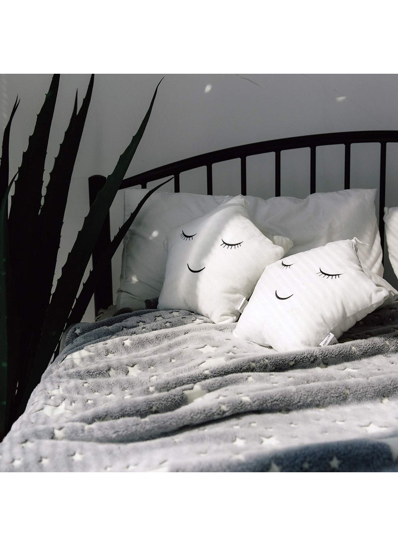 Forestar Soft Plush 50 X 60 Throw Blanket Grey